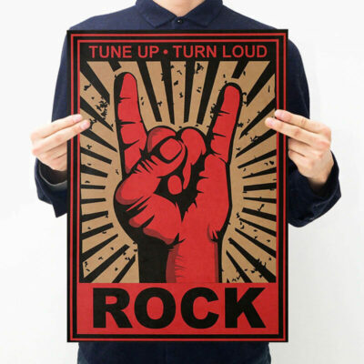 Poster Tune Up, Turn Loud - Rock
