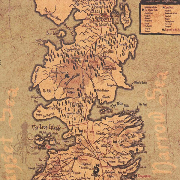 Poster Game of Thrones Map