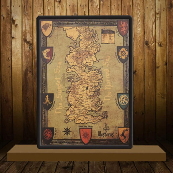 Poster Game of Thrones Map