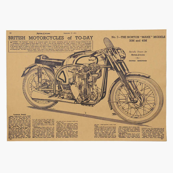 Poster British Motorcycles