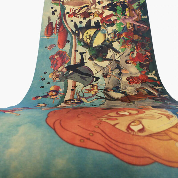 Poster Bota e Hayao Miyazaki