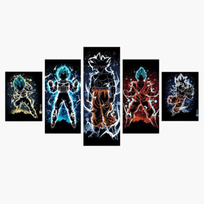 Poster Kanavace Set - Dragon Ball (5 copë)
