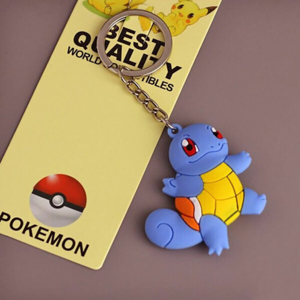 Të gjithë personazhet e Pokemon mund ti bëni tuajët në variantin e një mbajtëse celësash Pikachu, Charmander, Squirtle, Bulbasaur, Togepi.