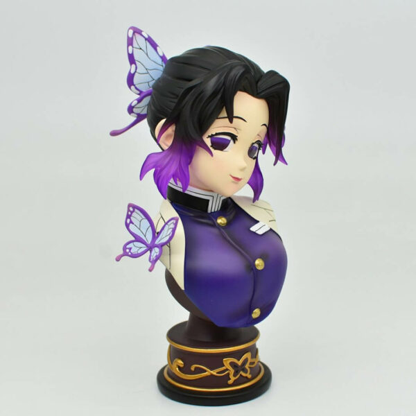 Figurë aksioni Shinobu Kocho në version bust me gjatësi 16cm është një personazh kryesor mbështetës i Demon Slayer.