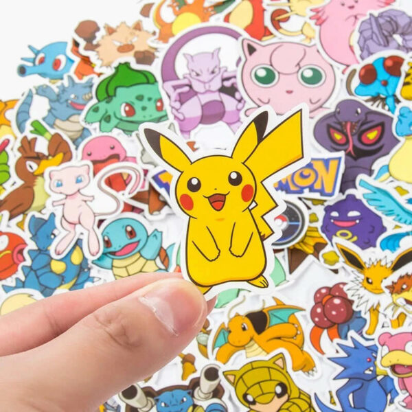 Personazhet më të dashur nga Pokemon mund ti bëni tuajat duke patur këtë pako me 25 stikera të cilat mund ti ngjisni kudo që dëshironi.