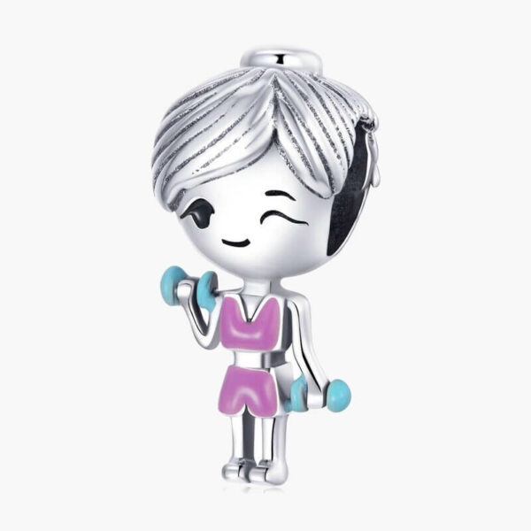 Gym Girl Charm