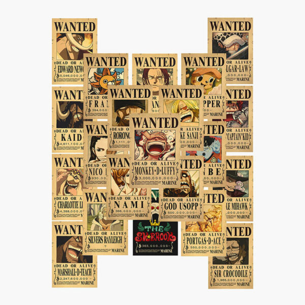 Poster One Piece Most Wanted1