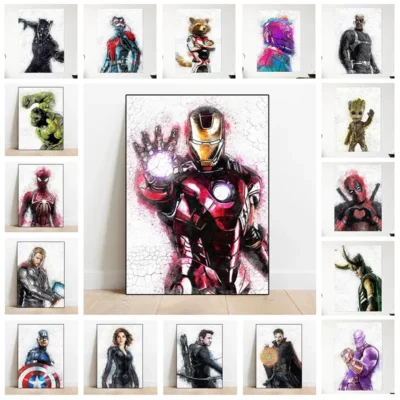 Poster Kanavace Marvel Characters