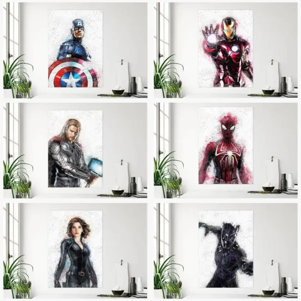 Poster Kanavace Marvel Characters