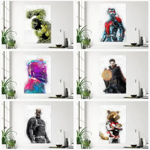 Poster Kanavace Marvel Characters