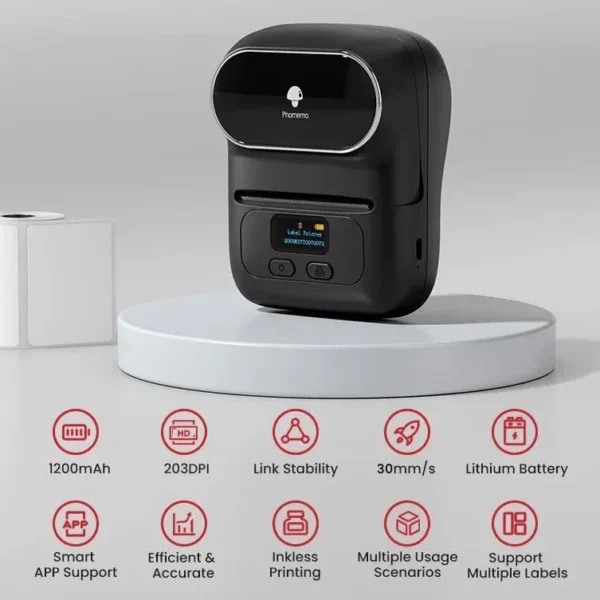 Phomemo M110 - Printer Termik me Bluetooth